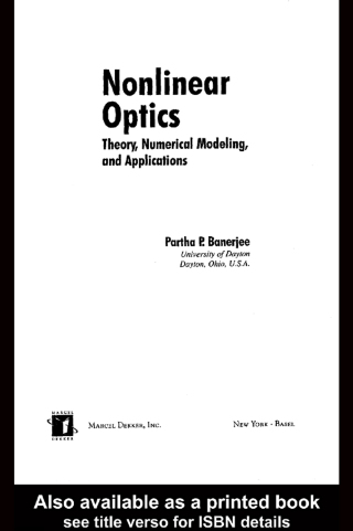 Nonlinear Optics