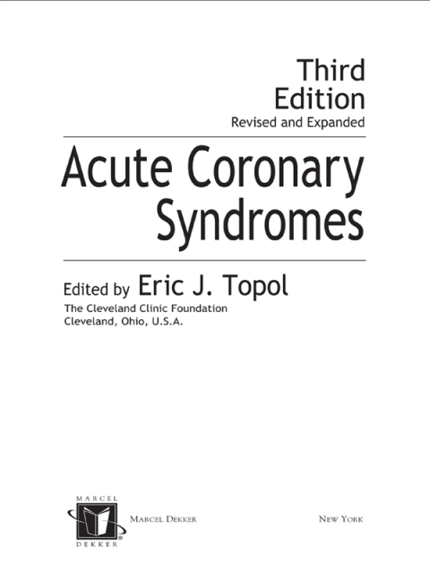 Cover image for book Acute Coronary Syndromes
