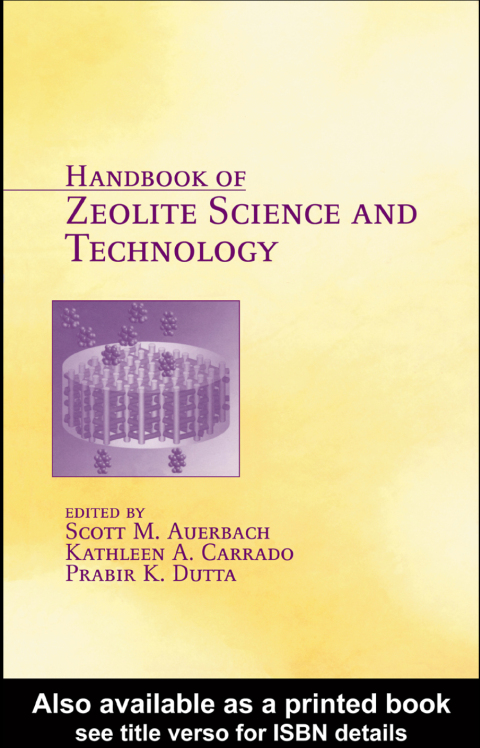 Cover image for book Handbook of Zeolite Science and Technology