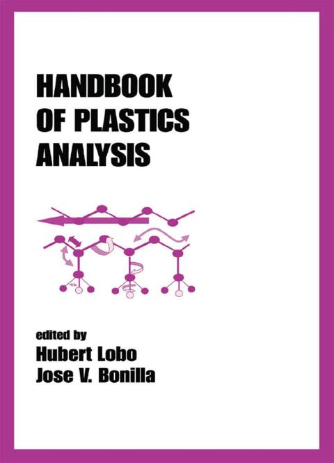 Cover image for book Handbook of Plastics Analysis