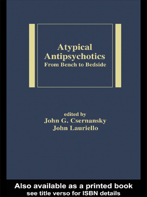 Cover image for book Atypical Antipsychotics