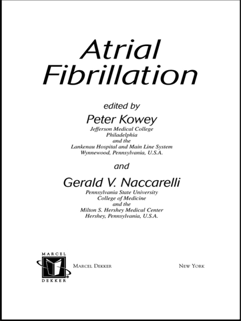 Cover image for book Atrial Fibrillation