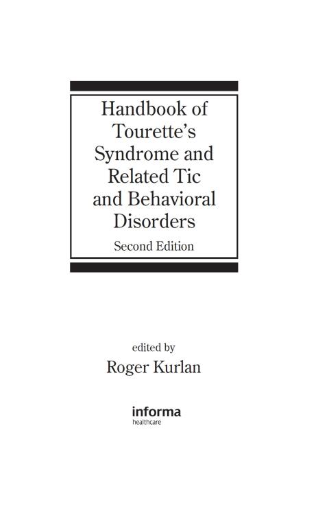 Cover image for book Handbook of Tourette's Syndrome and Related Tic and Behavioral Disorders