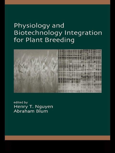 Cover image for book Physiology and Biotechnology Integration for Plant Breeding
