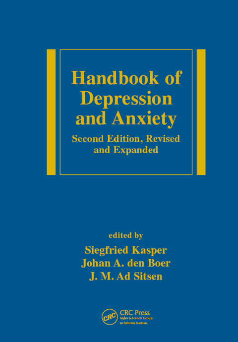 Cover image for book Handbook of Depression and Anxiety