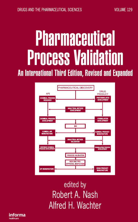 Cover image for book Pharmaceutical Process Validation