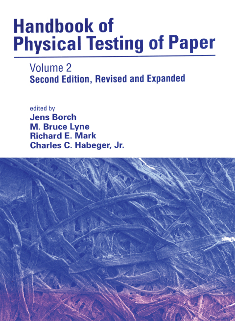 Cover image for book Handbook of Physical Testing of Paper