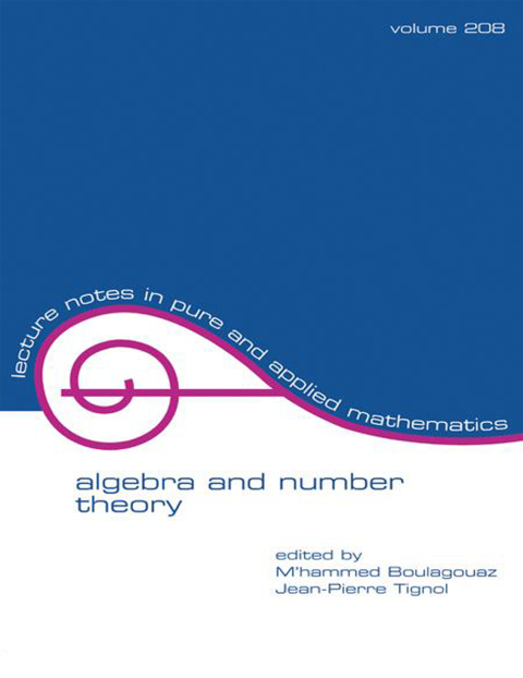 Cover image for book Algebra And Number Theory