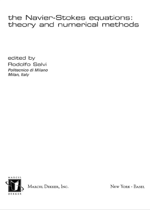 Cover image for book The Navier-Stokes Equations