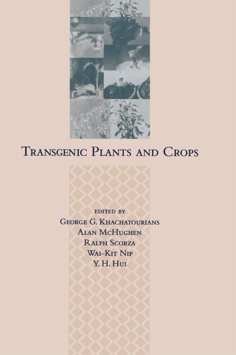 Cover image for book Transgenic Plants and Crops