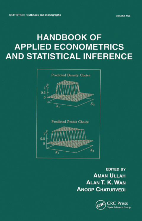 Cover image for book Handbook Of Applied Econometrics And Statistical Inference