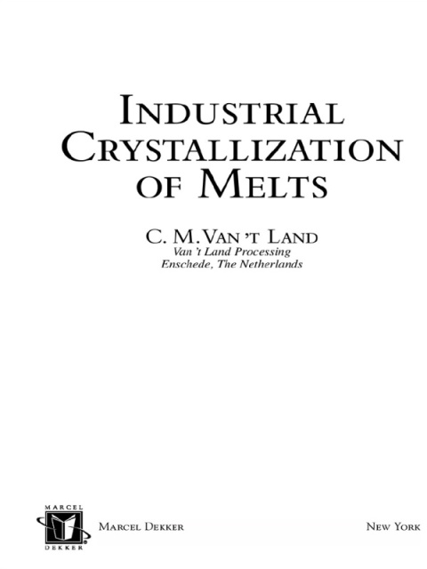 Cover image for book Industrial Crystallization of Melts
