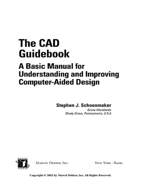 Cover image for book The CAD Guidebook