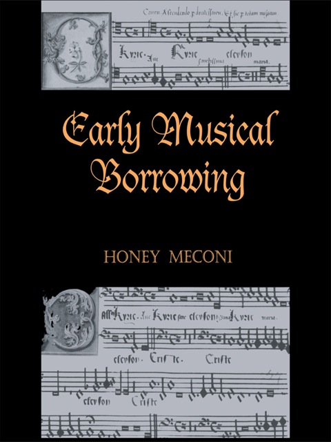 Cover image for book Early Musical Borrowing