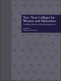 Cover image: Two-Year Colleges for Women and Minorities 1st edition 9780815331735