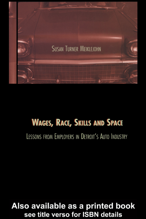 Cover image for book Wages, Race, Skills and Space