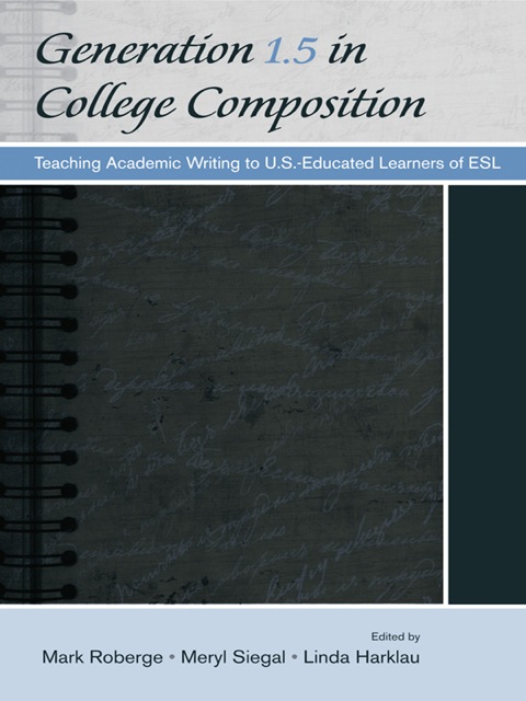 Cover image for book Generation 1.5 in College Composition