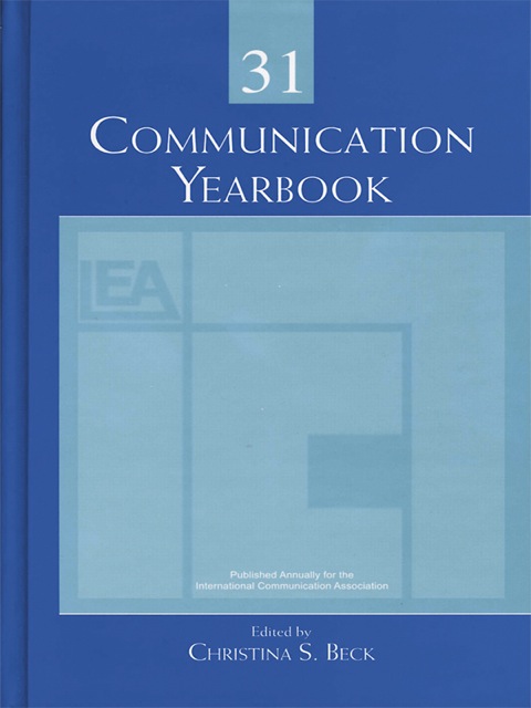 Cover image for book Communication Yearbook 31