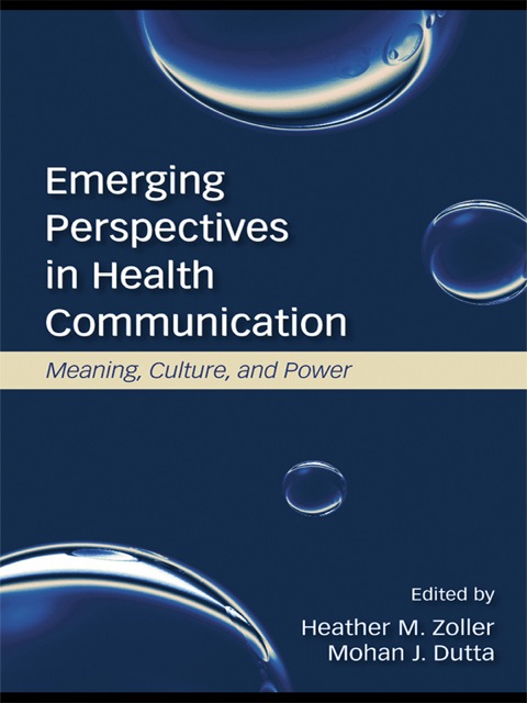 Cover image for book Emerging Perspectives in Health Communication