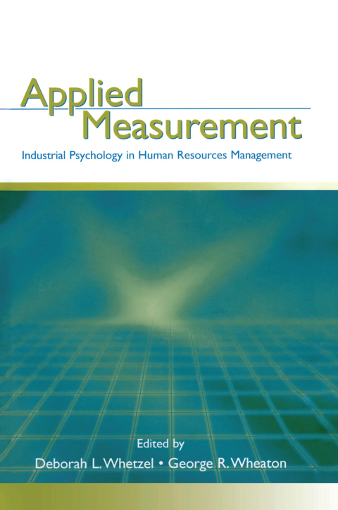Cover image for book Applied Measurement