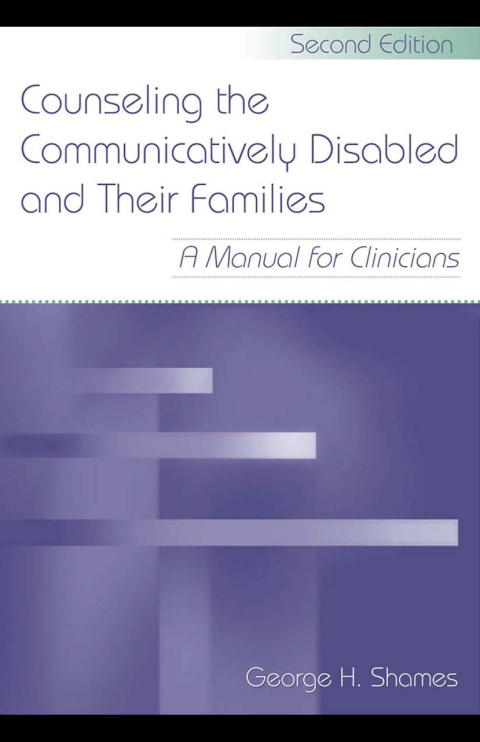Cover image for book Counseling the Communicatively Disabled and Their Families