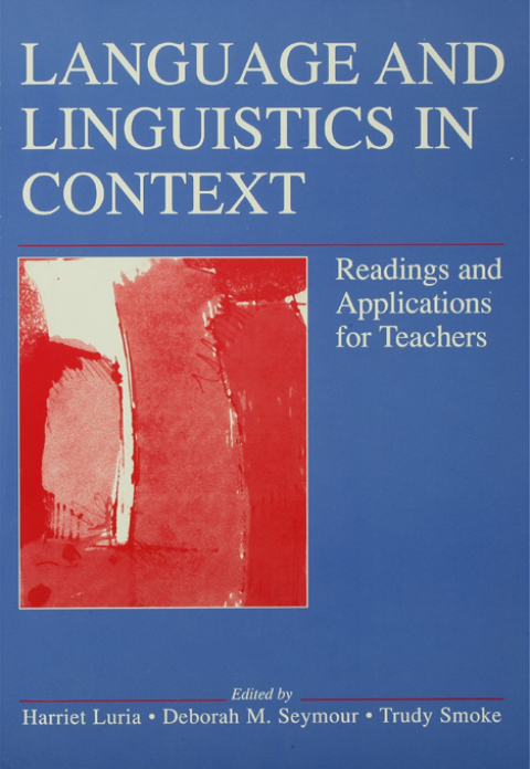 Cover image for book Language and Linguistics in Context