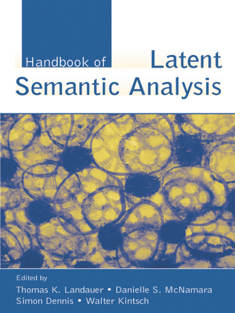 Cover image for book Handbook of Latent Semantic Analysis