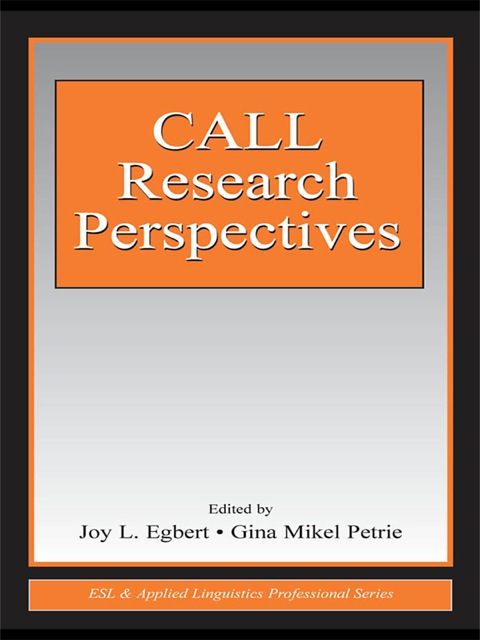 Cover image for book CALL Research Perspectives