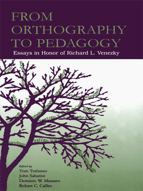 Cover image for book From Orthography to Pedagogy