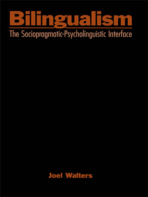 Cover image for book Bilingualism