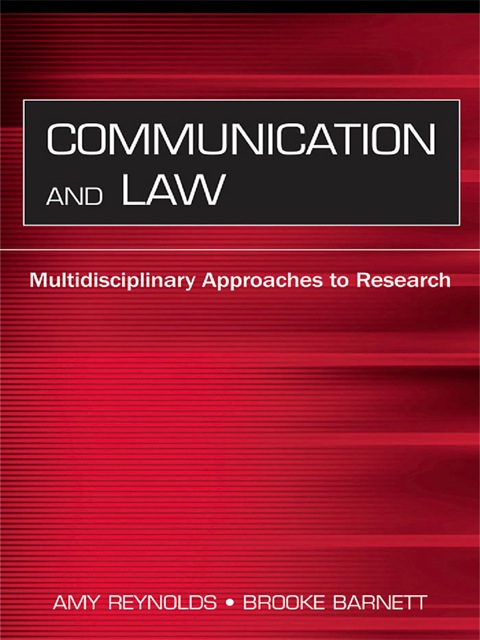 Cover image for book Communication and Law