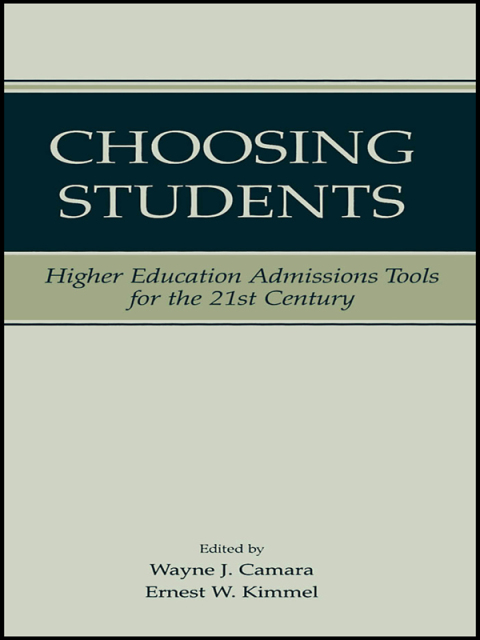 Cover image for book Choosing Students