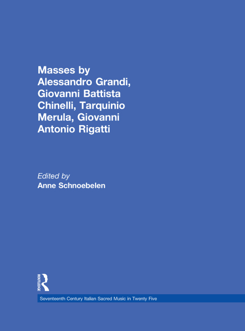 Cover image for book Masses by Alessandro Grandi, Giovanni Battista Chinelli, Giovanni Rigatti, Tarquinio Merula
