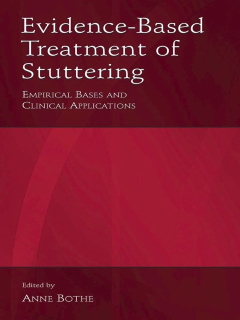 Cover image for book Evidence-Based Treatment of Stuttering