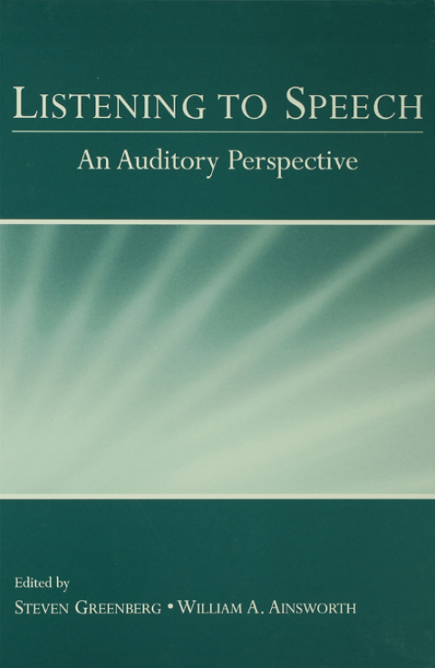 Cover image for book Listening to Speech