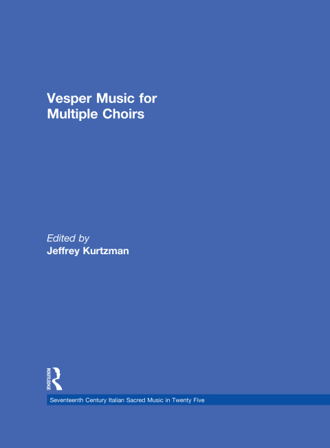 Cover image for book Vesper and Compline Music for Multiple Choirs