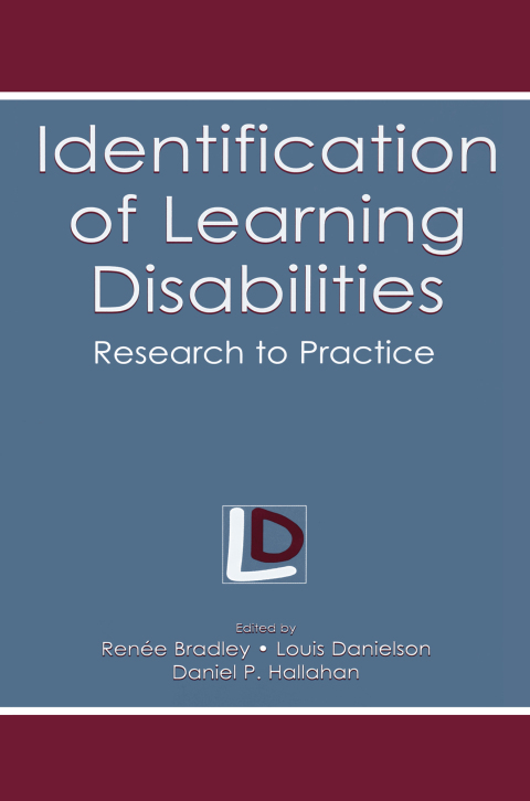 Cover image for book Identification of Learning Disabilities