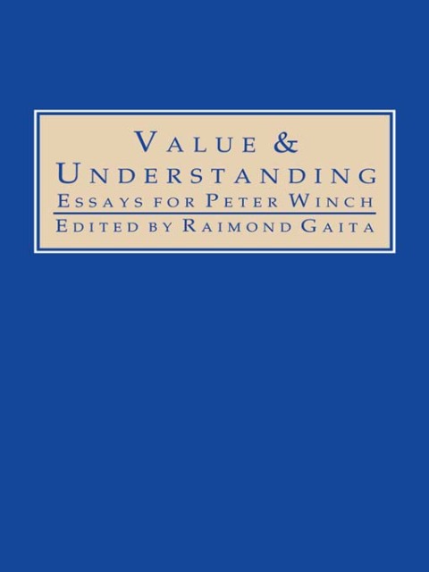 Cover image for book Value and Understanding