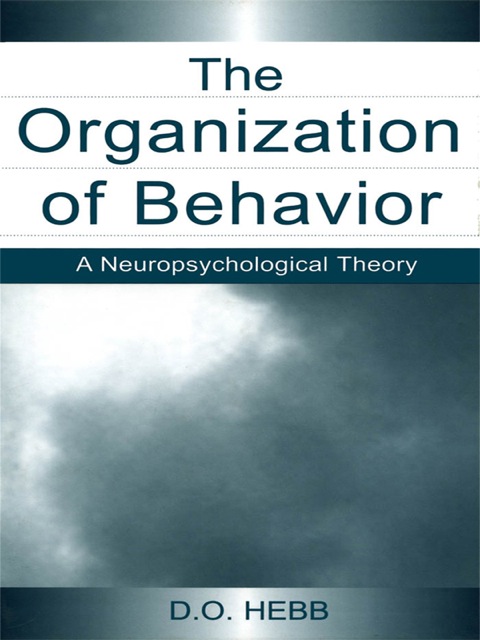 Cover image for book The Organization of Behavior