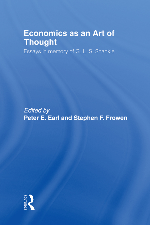 Cover image for book Economics as an Art of Thought