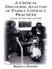 Titelbild: A Critical Discourse Analysis of Family Literacy Practices 1st edition 9780805842265