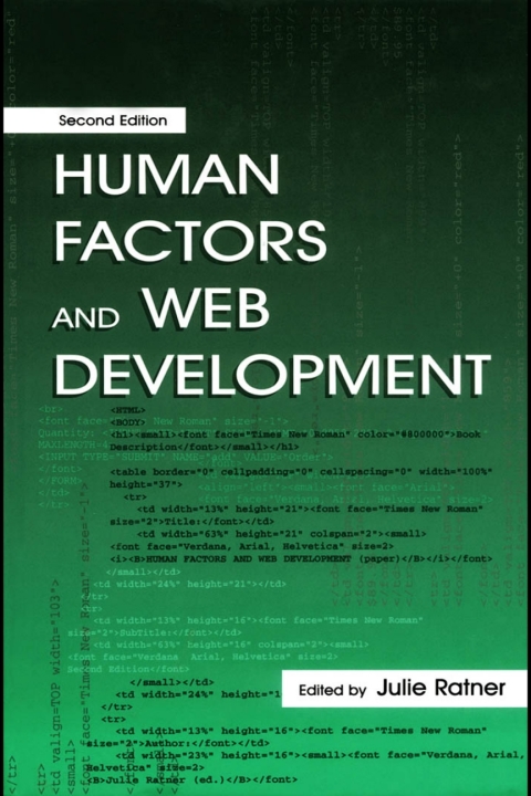 Human Factors and Web Development 
