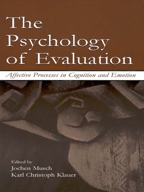Cover image for book The Psychology of Evaluation