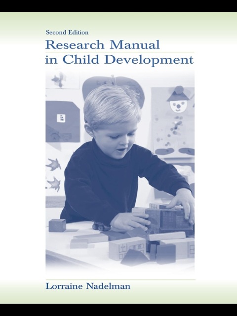 Cover image for book Research Manual in Child Development