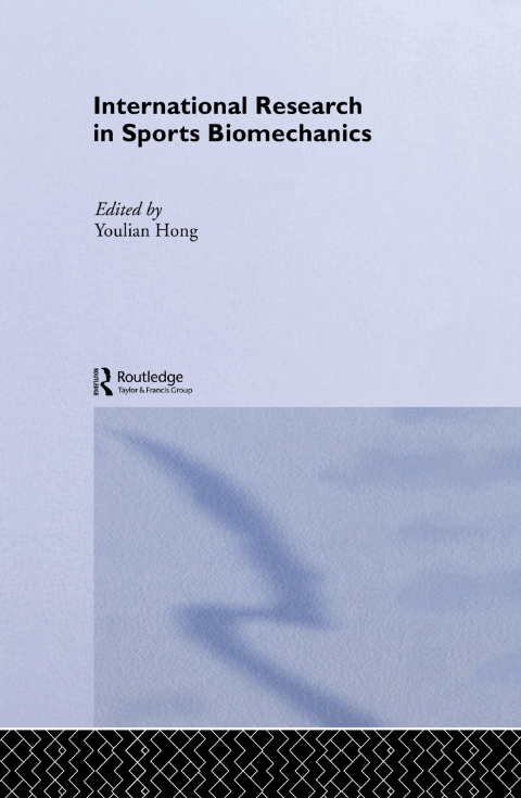 Cover image for book International Research in Sports Biomechanics