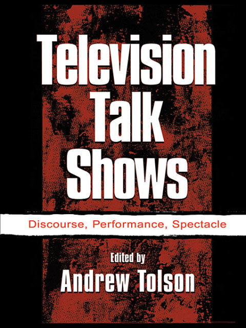 Cover image for book Television Talk Shows