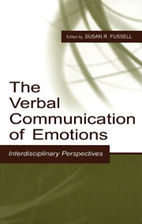 Cover image for book The Verbal Communication of Emotions