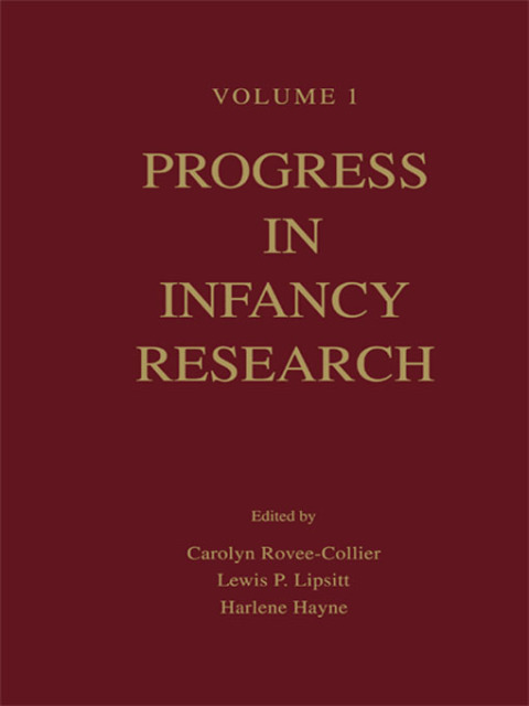 Cover image for book Progress in infancy Research