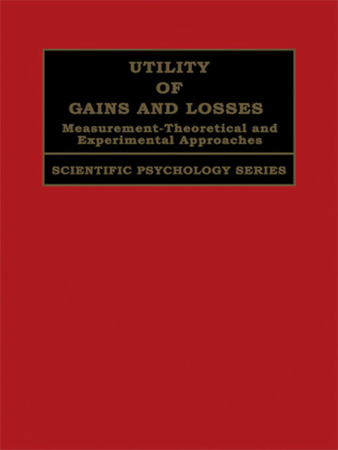 Cover image for book Utility of Gains and Losses