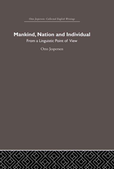 Cover image for book Mankind, Nation and Individual